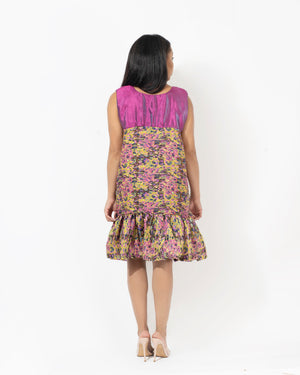 DeCarmenAfrik Tope Organza Ruffle Dress