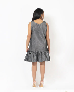 DeCarmenAfrik DeCharisse Organza Ruffle Dress