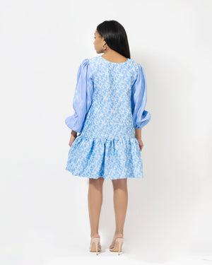 DeCarmenAfrik Carmen Organza Ruffle Dress